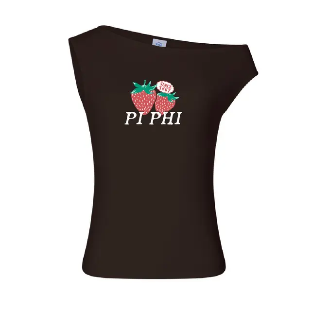 Pi Beta Phi Strawberry Illustration PR Tank 2