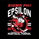 Sigma Phi Epsilon Hockey Moose Montreal Formal Hoodie