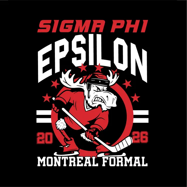 Sigma Phi Epsilon Hockey Moose Montreal Formal Hoodie
