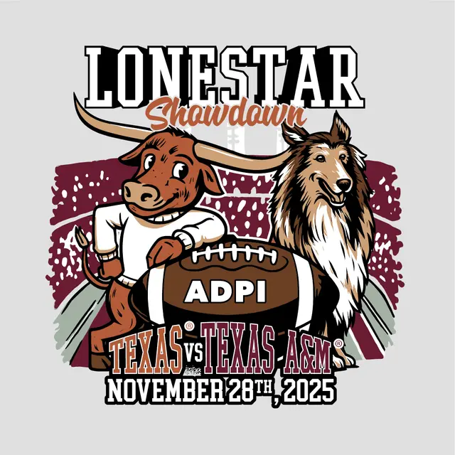 Alpha Delta Pi Longhorn and Collie Game Day Sweater