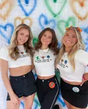 Alpha Delta Pi Game Day at University of Florida wearing custom Shirts