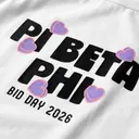 Pi Beta Phi Heart Accents Bid Day Tank