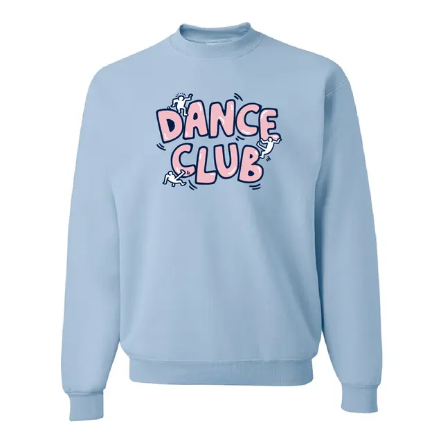 Dance Club Playful Characters PR Crewneck 2