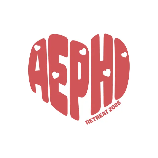 Alpha Epsilon Phi Heart Motif Retreat Hoodie