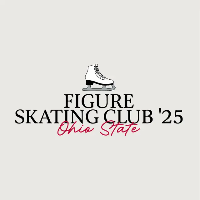 Ohio State Figure Skate Graphic PR Hoodie