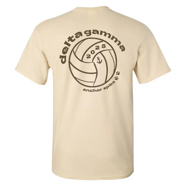 Delta Gamma Volleyball Graphic PR Shirt 2