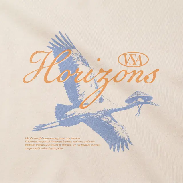 Vietnamese Student Association Crane Illustration PR Sweater