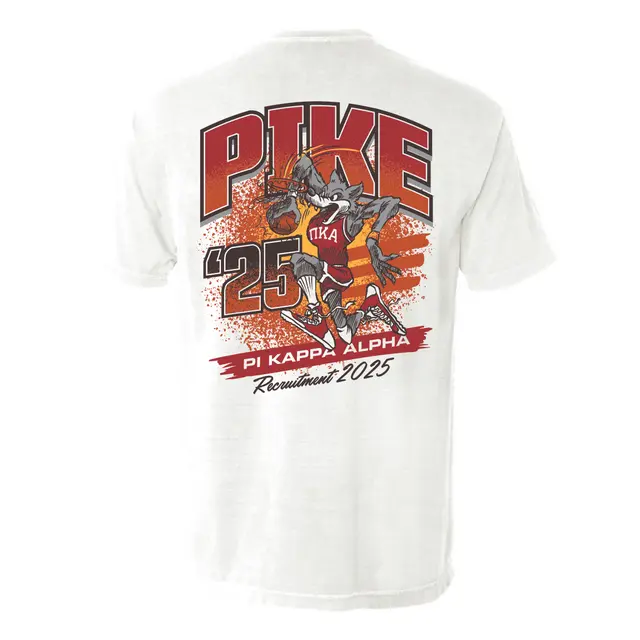 Pi Kappa Alpha Basketball Wolf Recruitment Shirt 2
