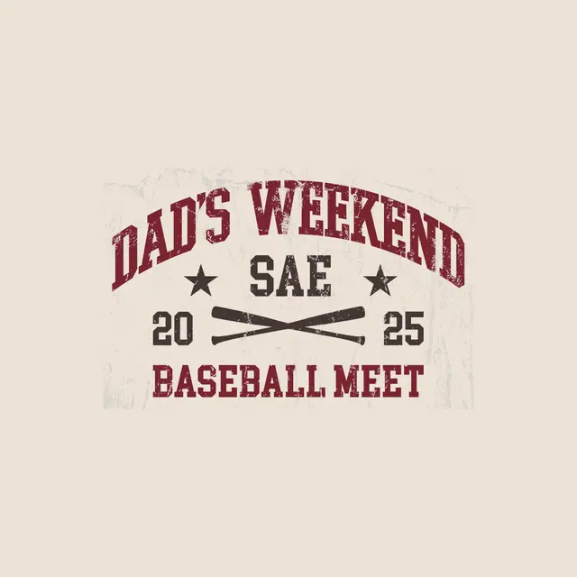 Sigma Alpha Epsilon Bold Baseball Parent's Weekend Crewneck