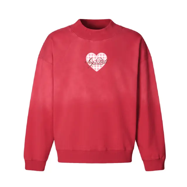 Sigma Delta Tau Heart Checker Pattern Mom's Weekend Sweater 2