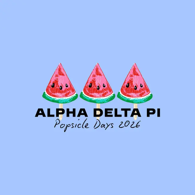 Alpha Delta Pi Cute Watermelon Popsicles Design Philanthropy Tank