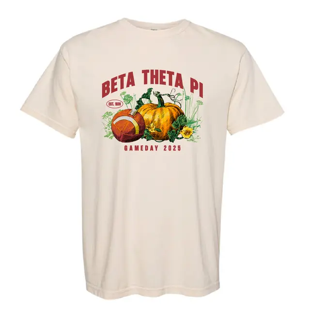 Beta Theta Pi Pumpkin Football Game Day Shirt 2