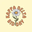 Kappa Delta Daisy Graphic Bid Day Tank