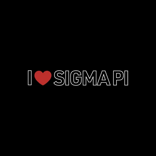 Sigma Pi I Heart Logo PR Hoodie