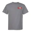 Theta Delta Chi Stacked Serif Text Rush Shirt 2