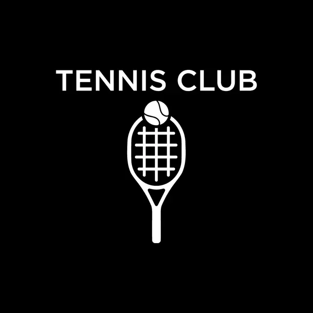 Tennis Club Racket and Ball Graphic PR Shirt