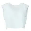 Bella + Canvas FWD Fashion Women's Festival Crop Tank 8483 Ice Blue Trblnd Front