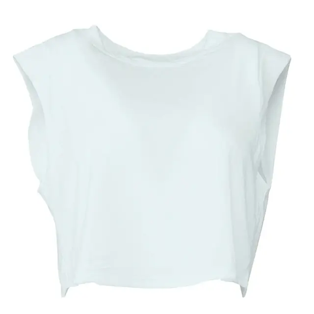 Bella + Canvas FWD Fashion Women's Festival Crop Tank 8483 Ice Blue Trblnd Front