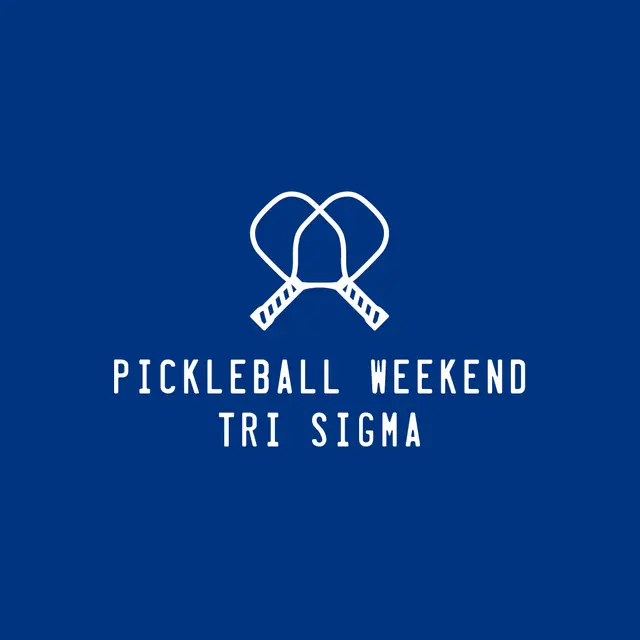 Sigma Sigma Sigma Pickleball Weekend Graphic Tank