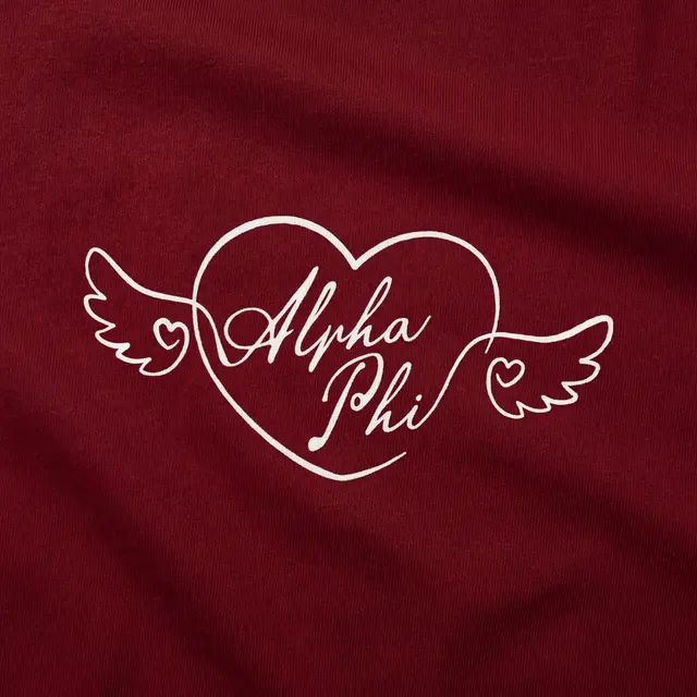 Alpha Phi Heart Illustration PR Tank