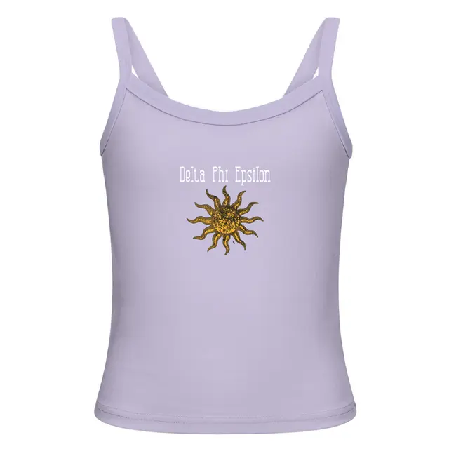 Delta Phi Epsilon Sunburst Graphic PR Tank
