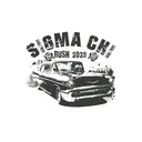 Sigma Chi Classic Car Illustration Rush Shirt