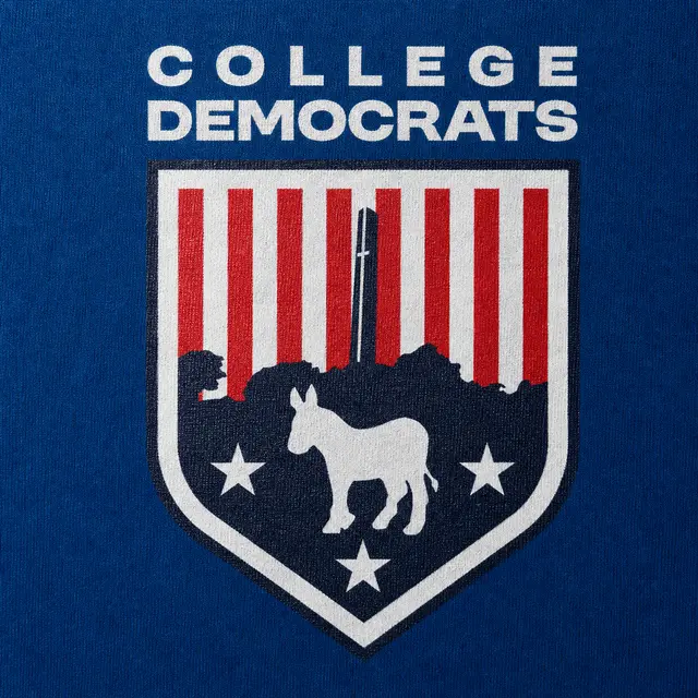 College Democrats Cultural Silhouette PR Crewneck