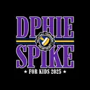 Delta Phi Epsilon Volleyball Text Philanthropy Crewneck