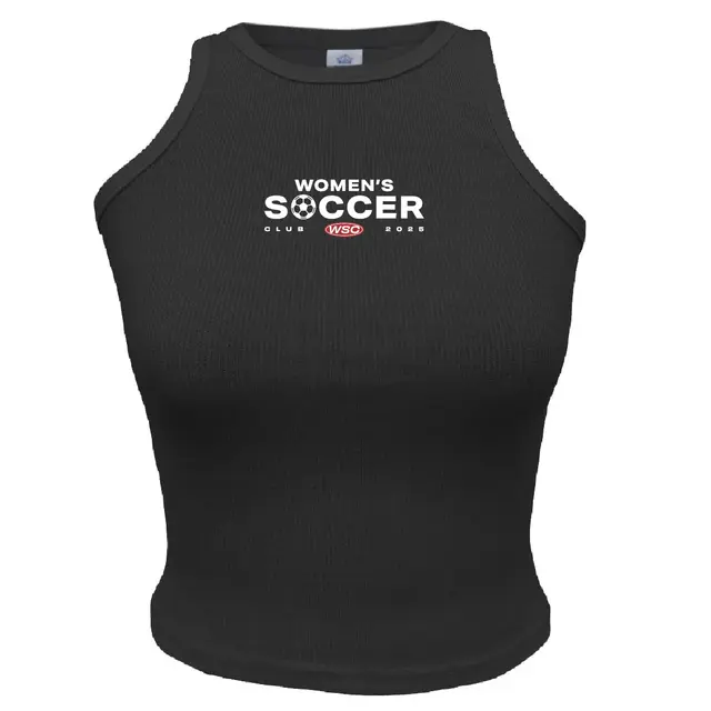 Women's Soccer Club Soccer Ball Lettering PR Tank 2
