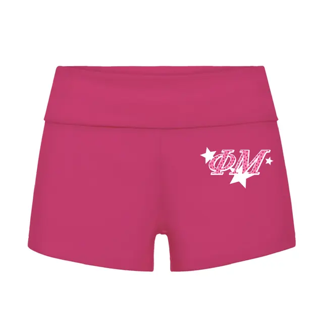 Phi Mu Polka Dot Star Graphic PR Shorts 2