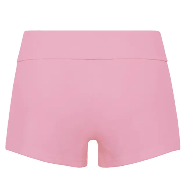 FP100 Lindsey Fold-over Lounge Shorts Light Pink Back