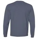 Champion Garment-Dyed Long Sleeve T-Shirt cd200 Saltwater Back
