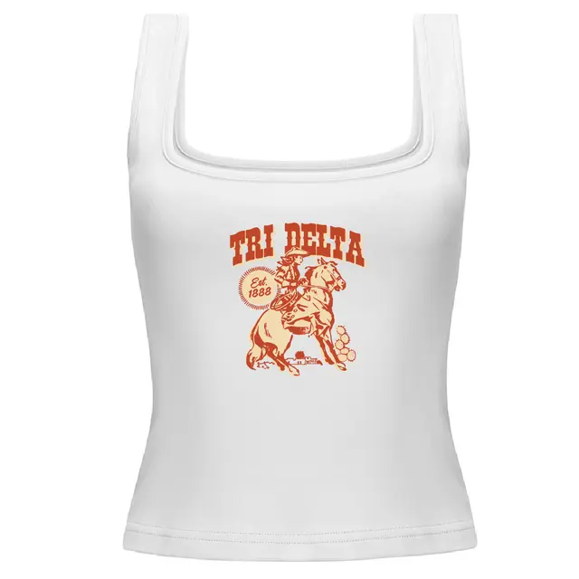 Delta Delta Delta Cowgirl Rider PR Tank 2