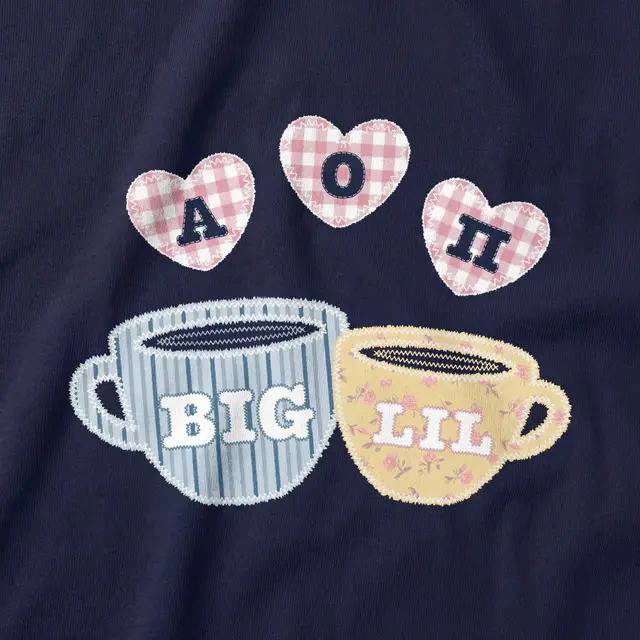 Alpha Omicron Pi Heartfelt Mugs Big Little Reveal Crewneck