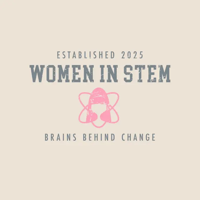 Women in STEM Atom Graphic PR Crewneck
