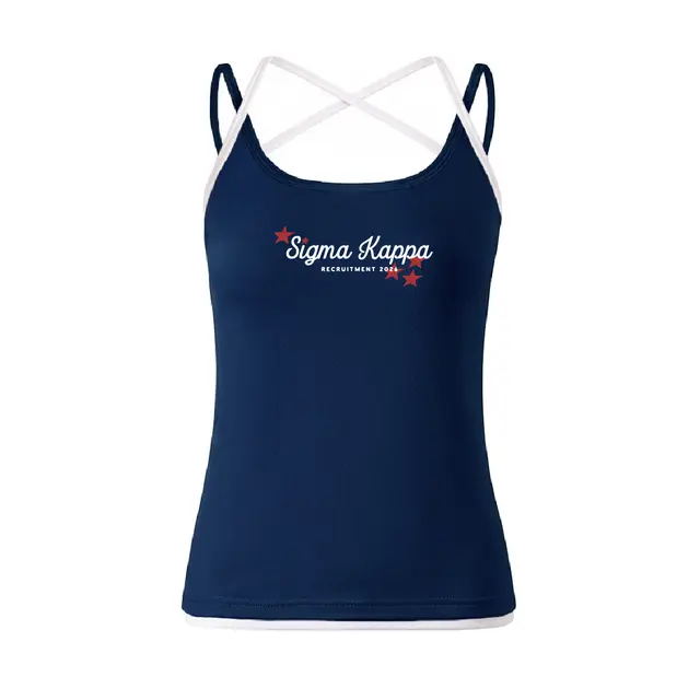 Sigma Kappa Script Texts and Red Stars Recruitment Tank 2