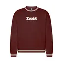 Zeta Beta Tau Bold Block Text with Hat Graphic Dad's Weekend Crewneck 2