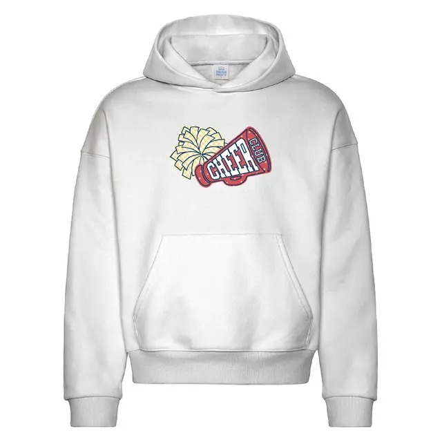 Cheer Club Megaphone and Pom Pom PR Hoodie 2