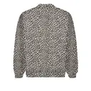 Fresh Prints FP111 Leopard Print Heavy  Weight Mockneck Mocha Back