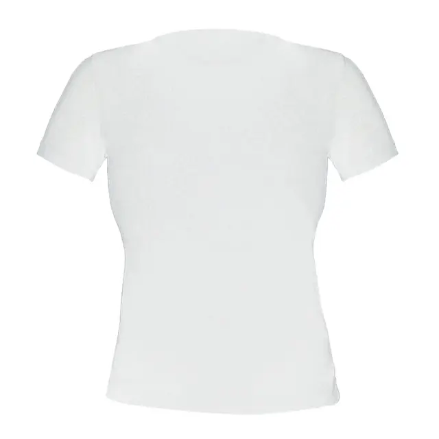 Los Angeles Apparel Vintage Baby Rib Tee r4310 White Front