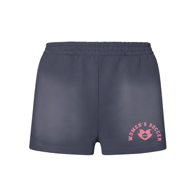 Women's Soccer Team Heart Soccer Graphic PR Shorts 2