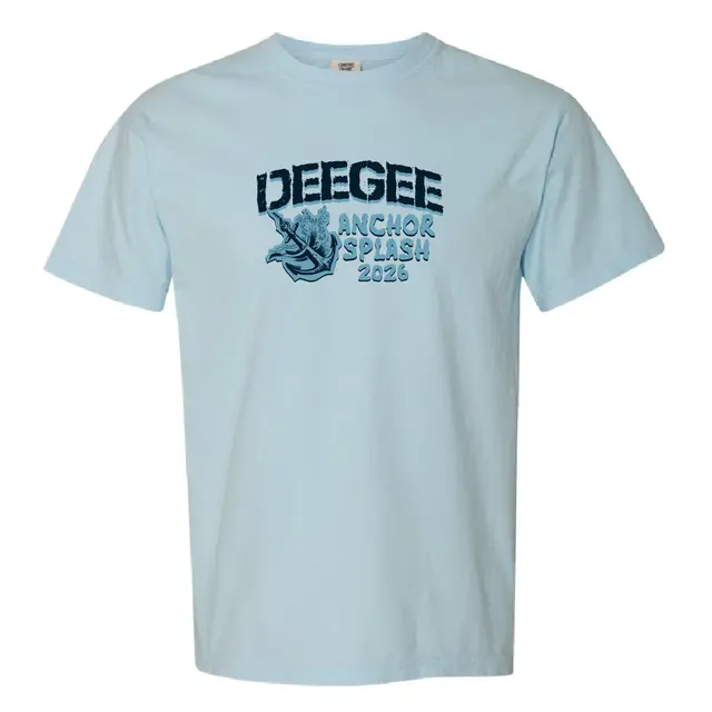 Delta Gamma Anchor Splash Text Philanthropy Shirt 2