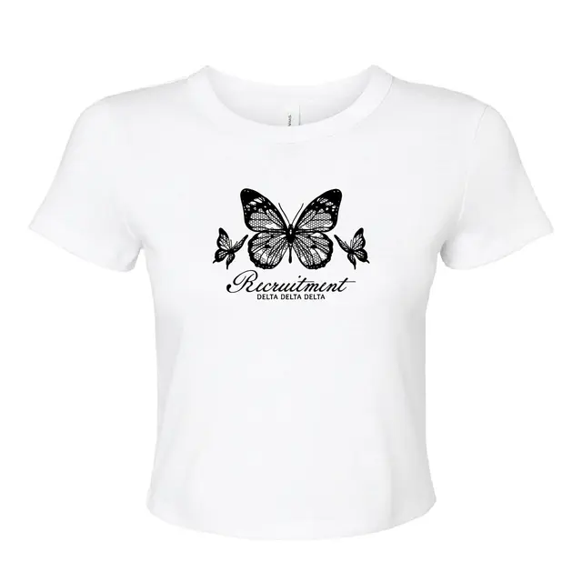 Delta Delta Delta Butterfly Graphic Recruitment Shirt 2