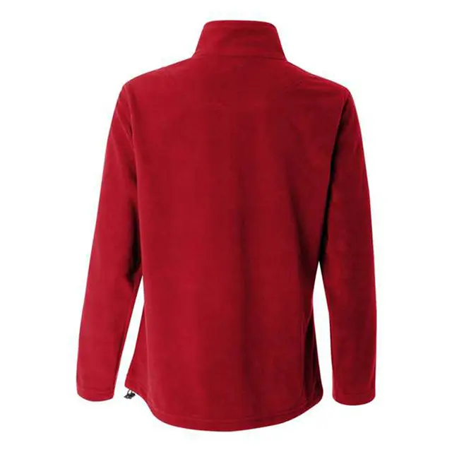 Customizable FeatherLite Women's Microfleece Full-Zip Jacket 5301 American Red Back