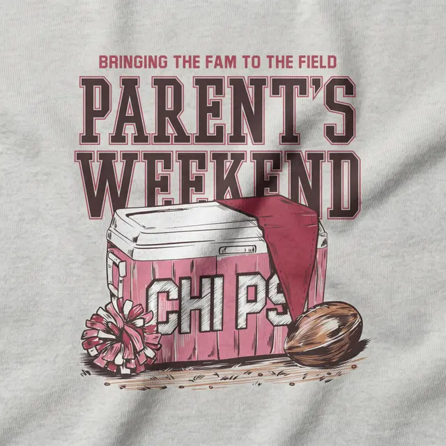 Chi Psi Ice Chest Illustration Parents Weekend Sweater