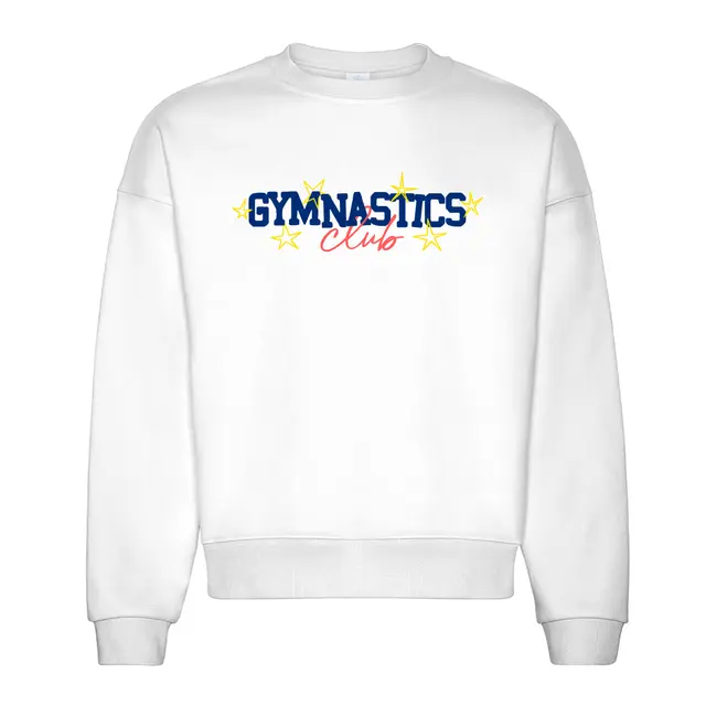 Gymnastics Club Starry Typography PR Sweater 2