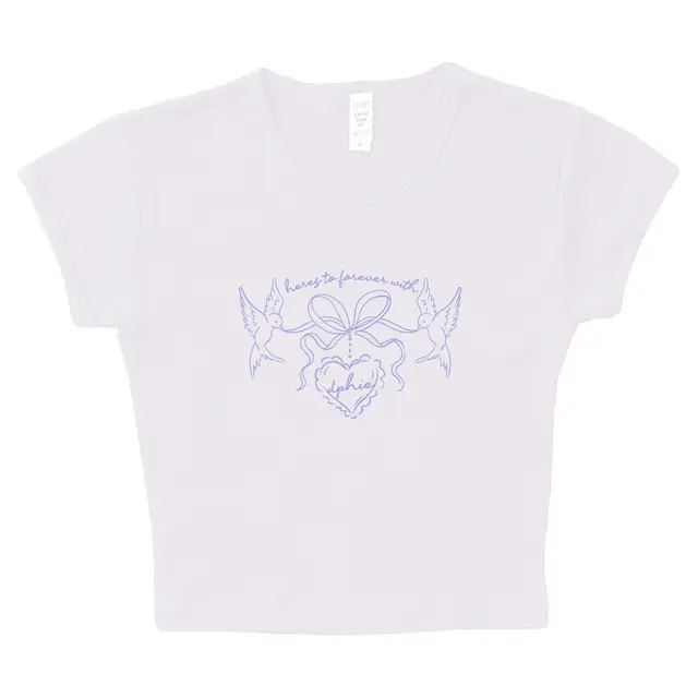 Delta Phi Epsilon Ribbon Bow with Doves PR Shirt 2