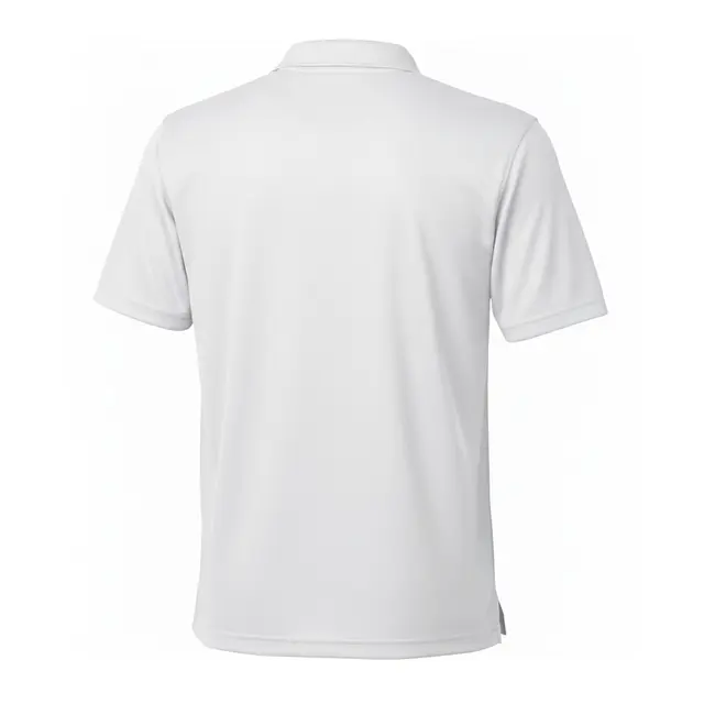 Cutter-Buck-Clique-Ice-Pique-Mens-Short-Sleeve-Tech-Polo-White-Back