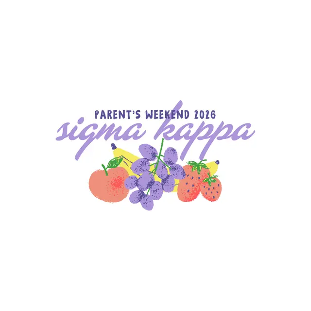 Sigma Kappa Fruit Graphic Parent's Weekend Tank