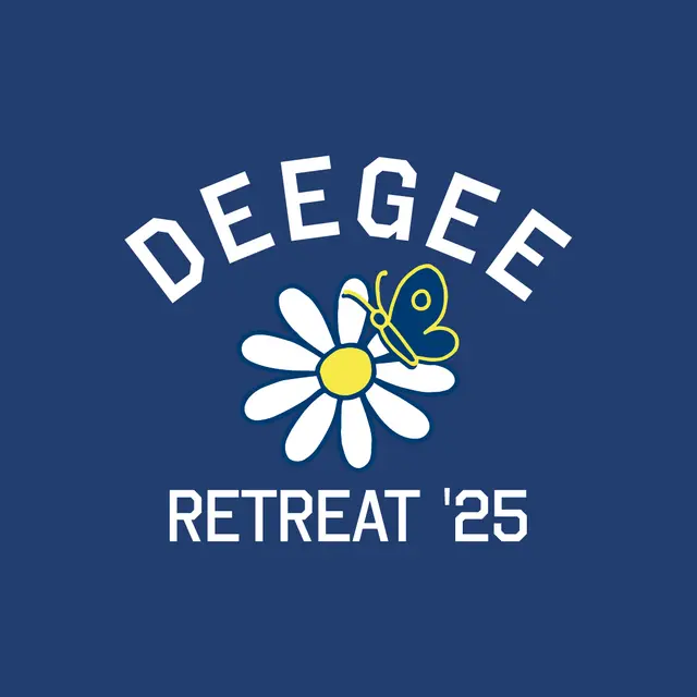 Delta Gamma Daisy Butterfly Retreat Shirt